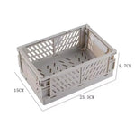 caisse pliable rangement jaune gris rose grille ventilation moderne respectueux environnement