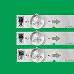 ruban led blanc moderne clips connecteurs kit 10pcs opaques 570mm