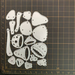 ciseaux découpe blancs motifs floraux géométriques artisanal papier cartonné bricolage scrapbooking