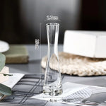 vases modernes transparents simples maison mariage 3pcs grande moyenne petite