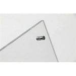 cadre photo moderne rectangle acrylique transparent argenté 10 12 pouces documentos