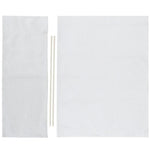 serviette moderne bleu uni polyester tissé extérieur accueil deux modernes