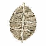 assiettes décoratives boho spirales franges naturel beige noir blanc rustic murales tressées
