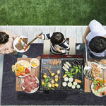 tapis barbecue noir résistance chaleur antiadhésif facile nettoyage anti poussière imperméable corrosion moderne