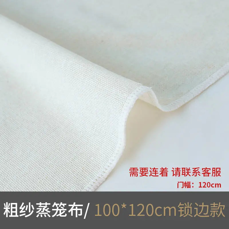 serviettes lingettes toile fine tissu respirant polyester beige clair blanc classique