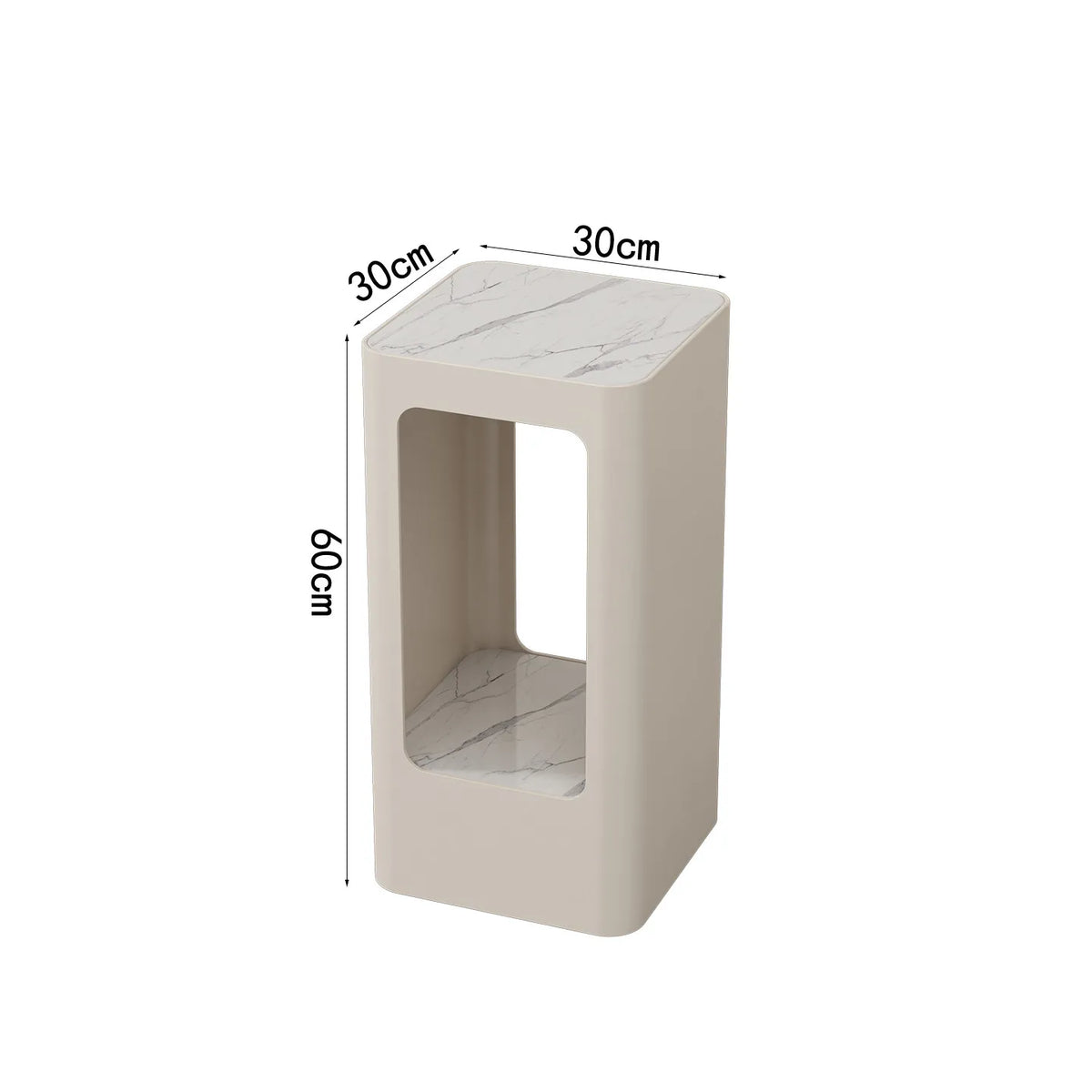 support vases moderne multi niveaux beige noir texture marbrée intérieur moderne