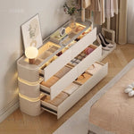 coiffeuse bois moderne beige miroir tiroirs tabouret étagère rangement chambre coucher
