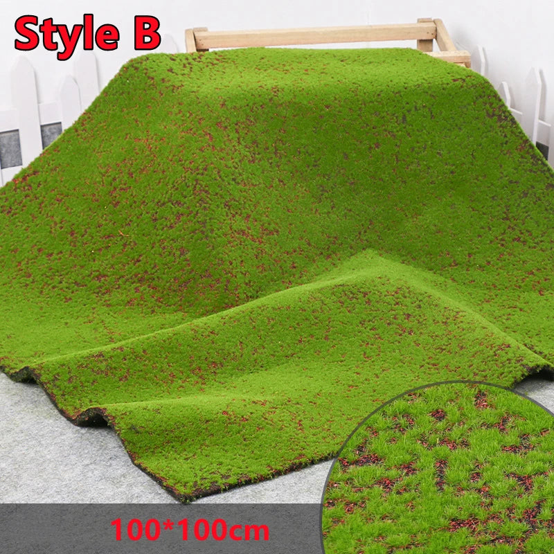 tapis artificiel fausse herbe mousse verte moderne décoration extérieure fête mariage prénuptiale adhésif naturel