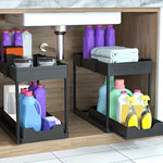 rangements étagères cuisine blanc noir modernes crochets salle bain multifonctionnels