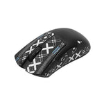 souris gaming noire or motif moderne caoutchouc sportif