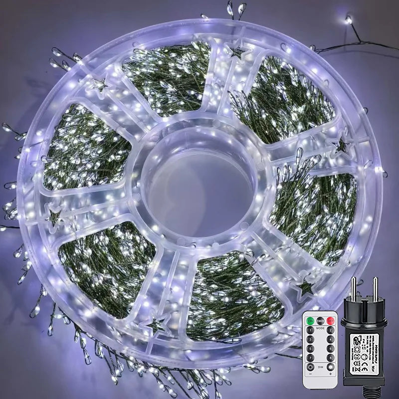 guirlande lumineuse multicolore étoiles dorées moderne adhésif télécommande contrôleur LED noël mariage