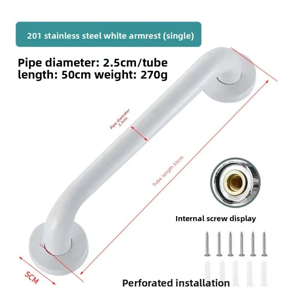 barre sécurité acier inoxydable 30cm 40cm 50cm 60cm moderne antidérapante salle bain douche
