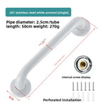 barre sécurité acier inoxydable 30cm 40cm 50cm 60cm moderne antidérapante salle bain douche