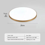 Lampe LED moderne blanc doré acrylique 28cm flux lumineux 2000 82000