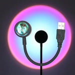 lampe led flexible veilleuse star forme toujours allumée couleur noir moderne fixations câble usb