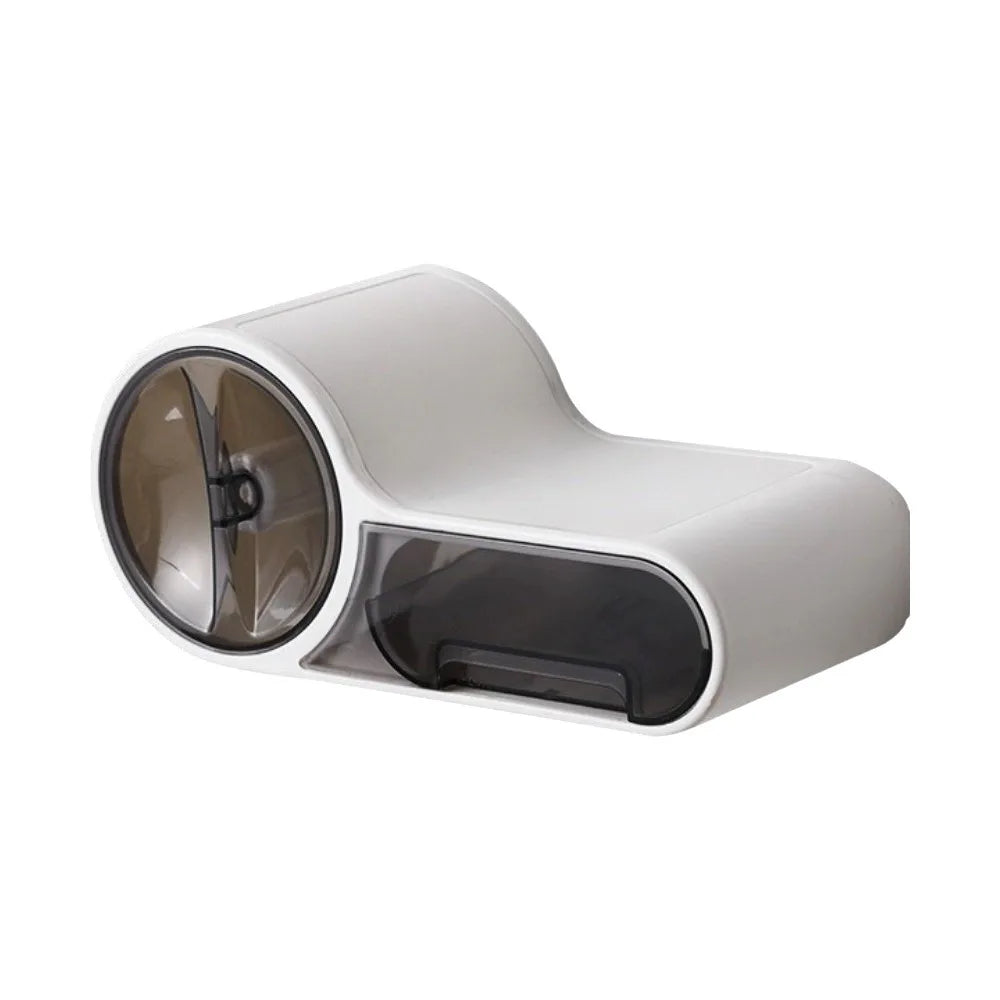 porte rouleau papier toilette multifonctionnel rangement sac poubelle serviettes hygiéniques blanc moderne adhésif salle
