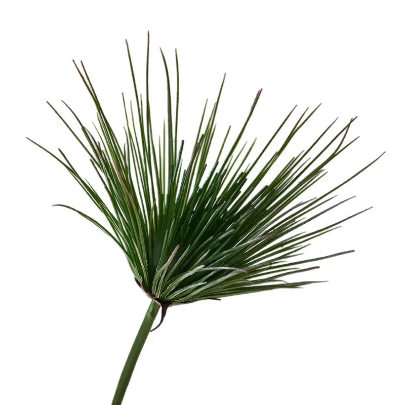 décoration intérieure plante artificielle verte feuilles pointues moderne branche plastique