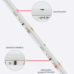 ruban led coB 784 led rgbnw rgbww ws2814 ic blanc bleu rouge moderne