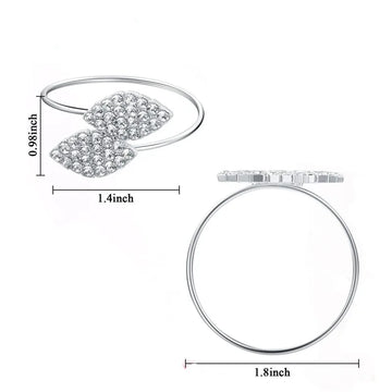 supports serviettes métal rouge soie lisse classique clips mariage dîner decoration table anneaux métalliques