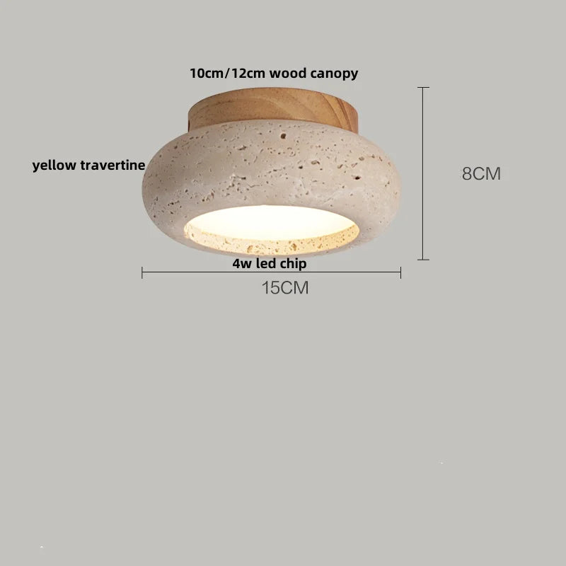 lampe moderne bois beige brun granuleux led e27 60w minimaliste