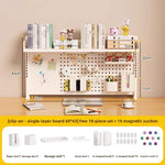 étagère murale modulaire métal blanc porte crayons support objets moderne