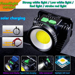 lampe frontale led rechargeable usb étanche camping pêche chasse sport noir clip moderne