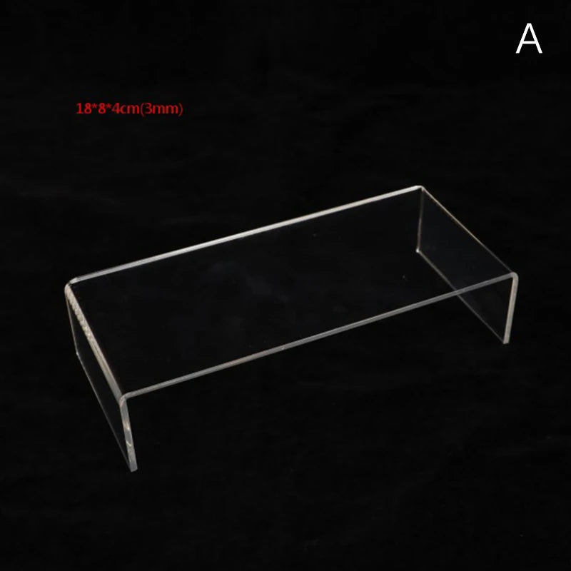 étagères transparentes modernes supports racks stockage protection film transparentes