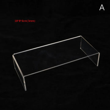étagères transparentes modernes supports racks stockage protection film transparentes