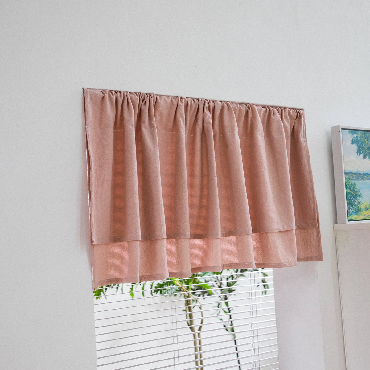 Installation facile du rideau sur tringle standard