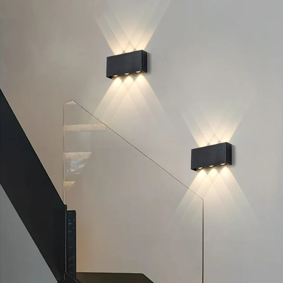lampe murale led portable noir bois moderne adhésive rechargeable tactile type