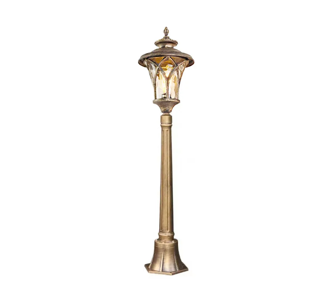 lampe jardin or noir classique vintage éclairage extérieur led ip65