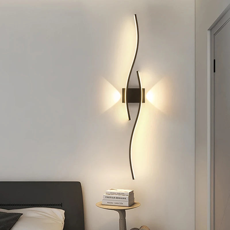 Design épuré applique murale pour chambre à coucher