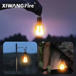 lampe camping rechargeable usb transparente vintage ip65 ajustable 360