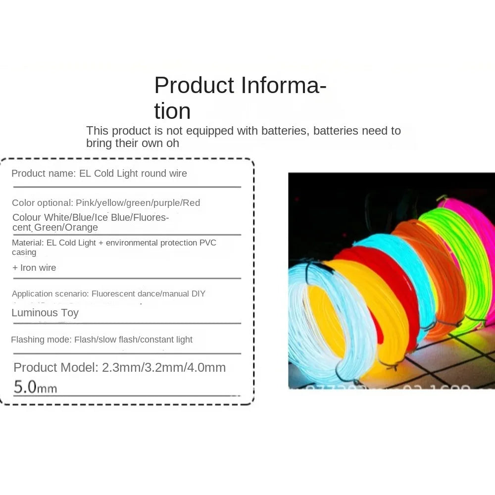 fil lumineux flexible multicolore adhésif occasion fête moderne commande batterie incluses