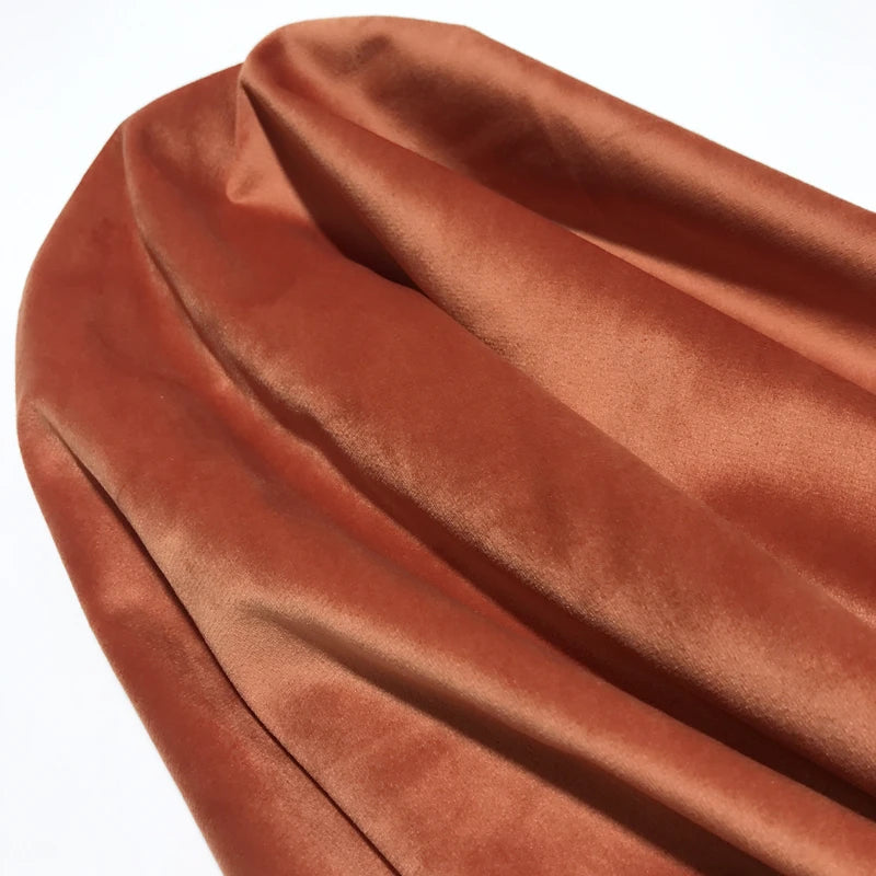 serviettes tissu velours polyester résistance abrasion couleurs unies moderne noir marron rose blanc vert