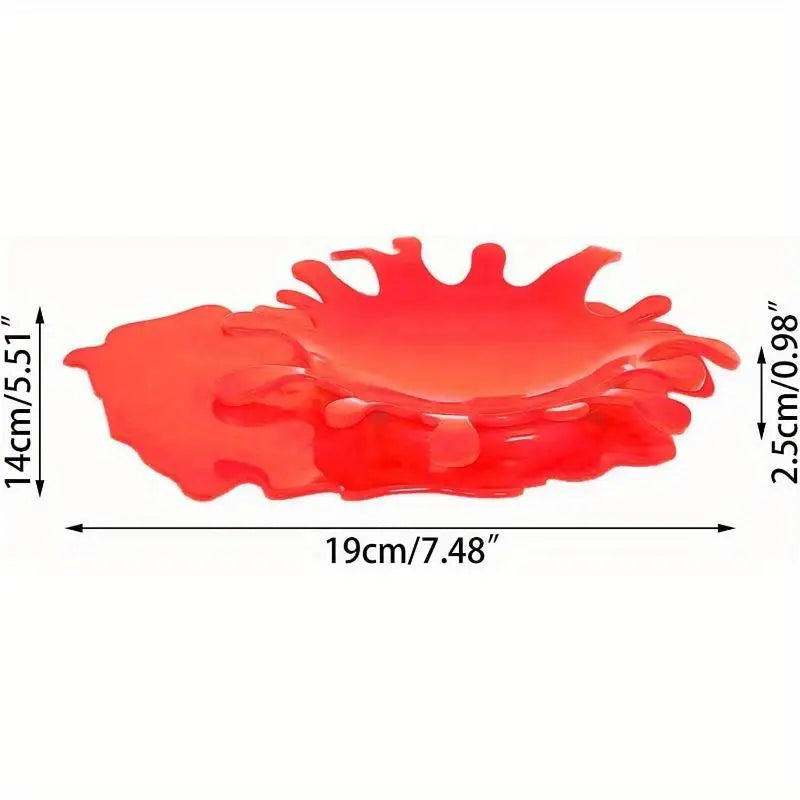 repose ustensiles silicone moderne support cuillère spatule protection cuisine rouge blanc éclaboussures texturé original