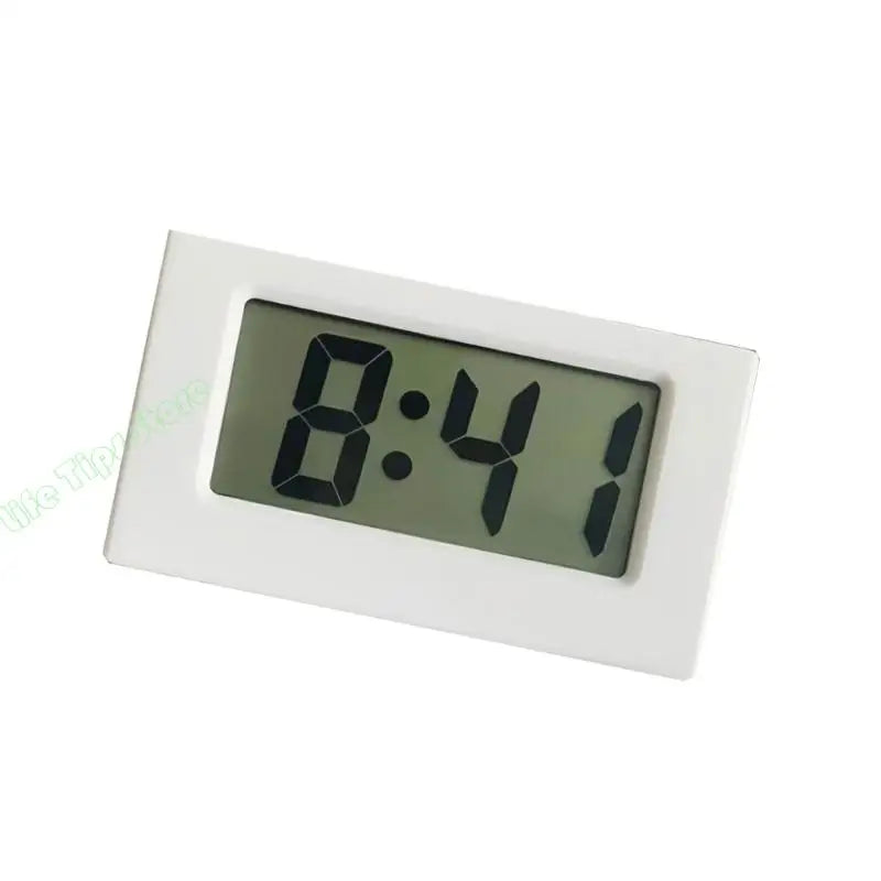 horloge numérique noir blanc moderne affichage lcd rectangulaire
