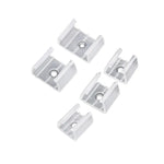 Clips fixation ruban led blanc translucide moderne vis certification ul vde ccc fcc.gs