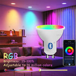 ampoule led bluetooth blanc moderne globulaire 2700k 6500k app controle 170deg intelligençe