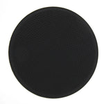 tapis silicone hexagonal moderne bleu turquoise bleu foncé gris noir opalescent cuisine minimaliste