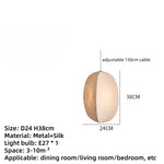 suspension lumineuse moderne minimaliste blanc beige texture toile opacité chaînes noires lumière neutre chaude
