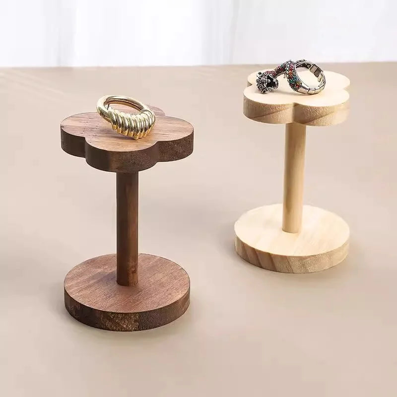 présentoir bois fleuri rangement bijoux décoratif figurines porte bijoux voyage festival