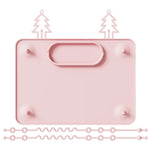 tapis d'activité bébé silicone anti dérapant ventouses jouets compartiments moderne minimaliste