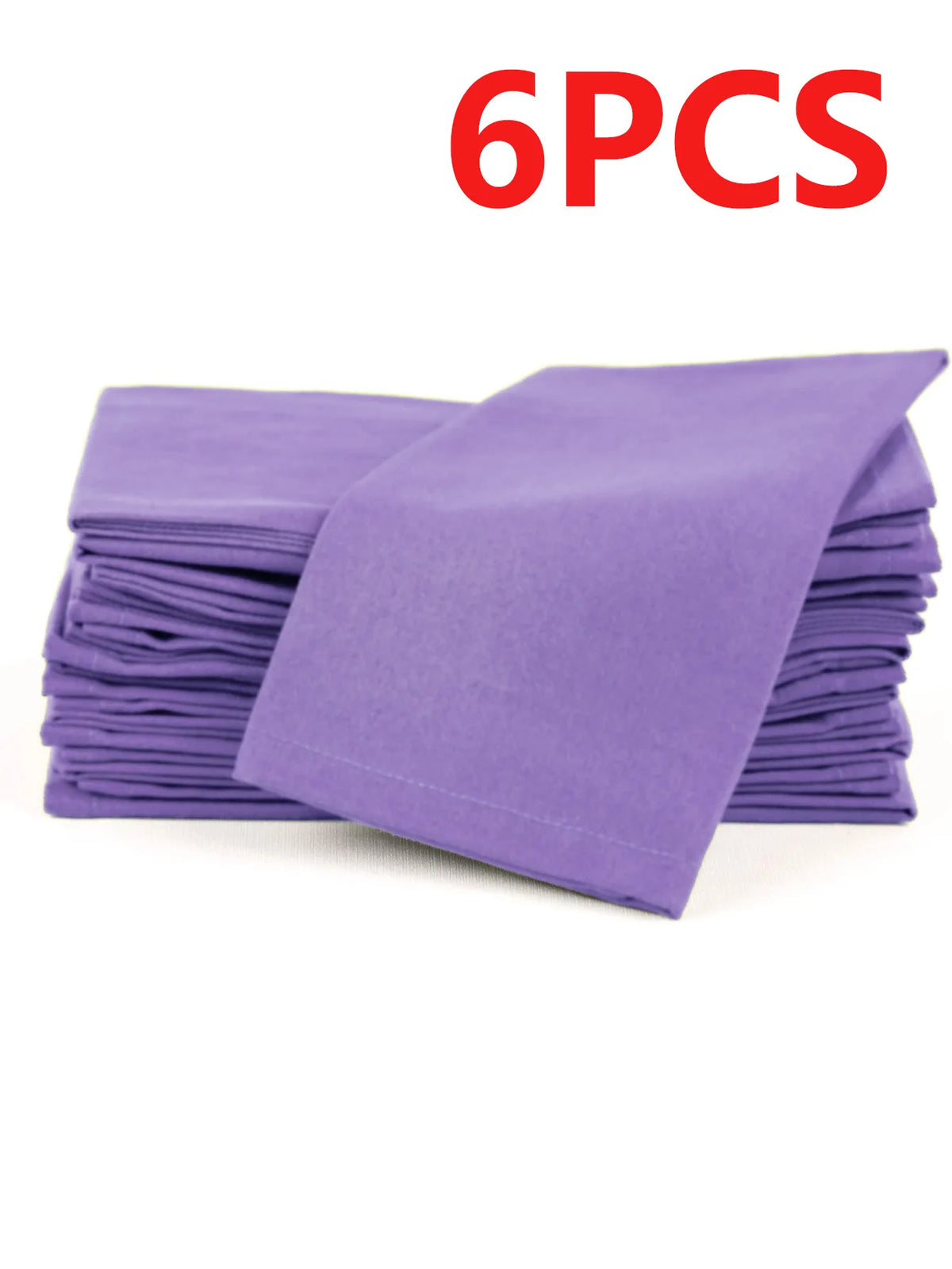 serviettes polyestères classiques uni vert olive marron violet bleu marine 40x40cm réutilisables maison restaurant