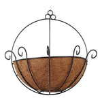 paniers suspendus fleurs artificielles liner coco bohème décoratif balconintérieur métal filaire