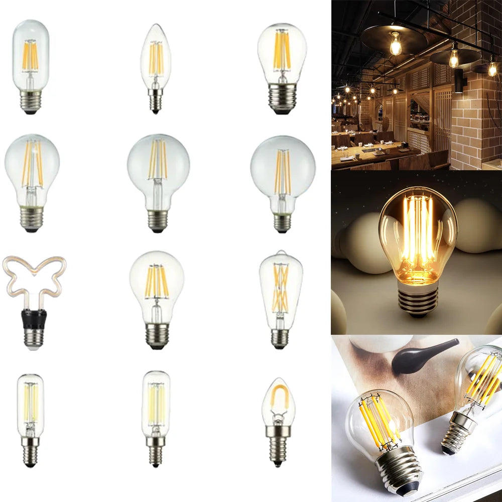 ampoule filament led décoration edison lampe diy couleur blanc chaud moderne