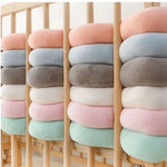 bumper berceau clips gris orange bleu rose vert moderne doux rond polyester sécurité enfant