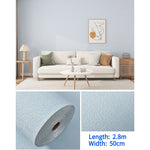 sticker mural moderne texturé 3d blanc rose anti humidité isolation chambre salon