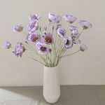 bouquet artificiel violet blanc decoration intérieure extérieure mariage décoration simple moderne minimaliste