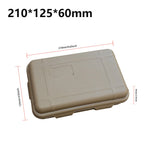 boîte étanche noire robuste poignées intérieur rembourré mat plastique hermétique survival gadgetextérieur